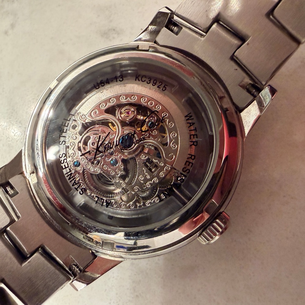 Kenneth Cole Silver and Black Men's Watch - Picture 5 of 5